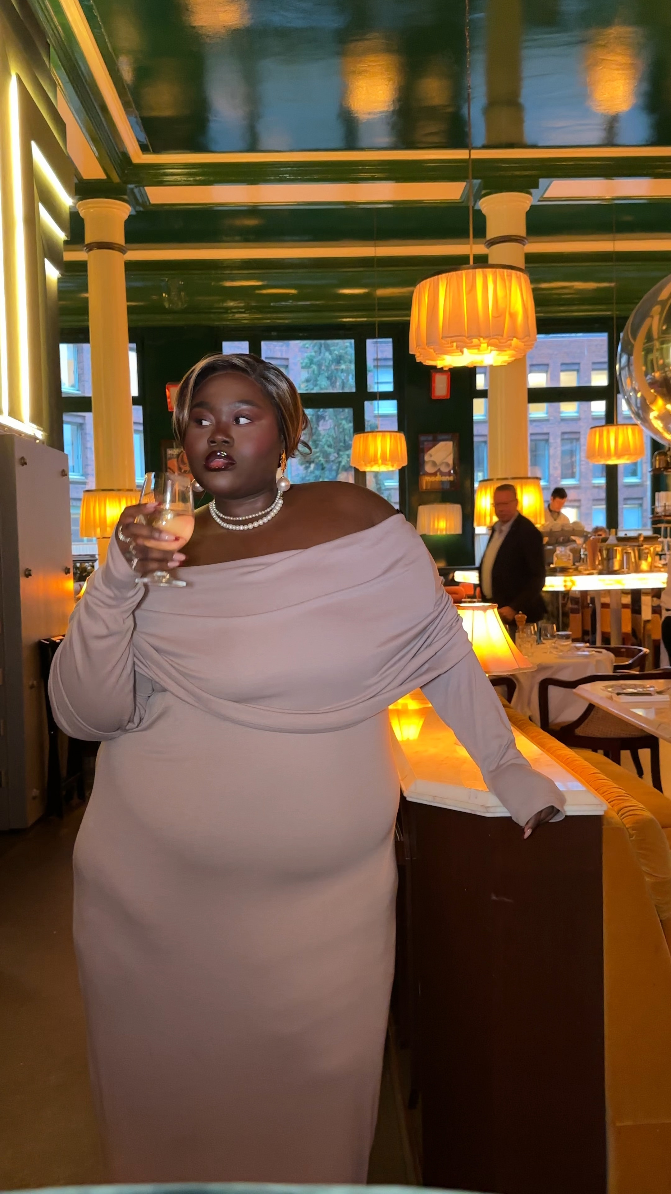 The dress code was fancy but casual and I definitely nailed it 🥰🙈 
I ordered a bigger size then my usual size (size ordered: 4xl) because when I usually wear off shoulder it always rolls up and this way it stays down 😍

#LTKstyletip #LTKCyberWeek #LTKplussize