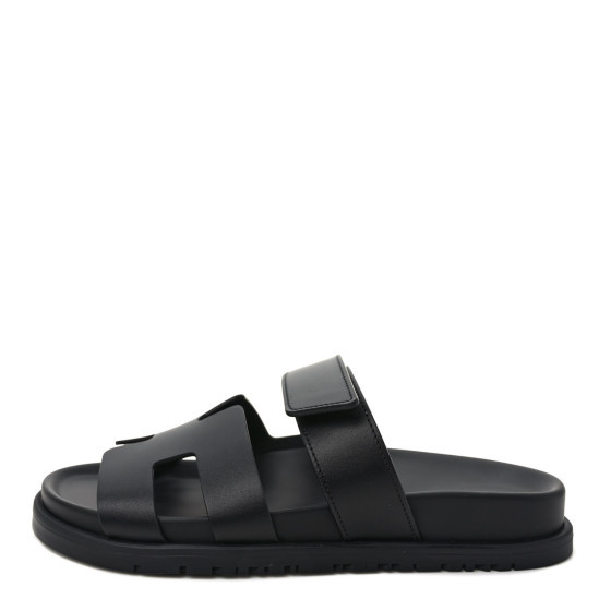 Calfskin Womens Chypre Sandals 36.5 Black | FASHIONPHILE (US)