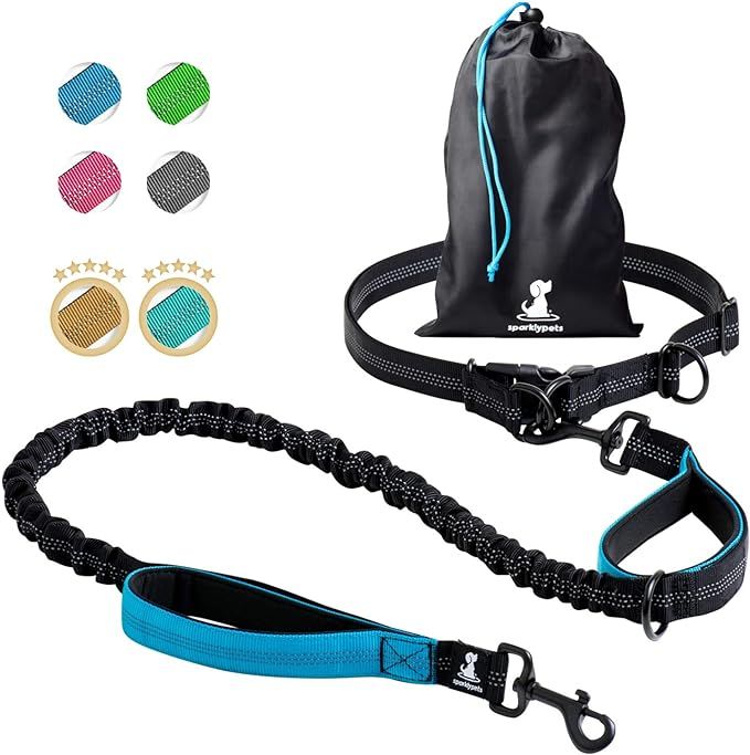 SparklyPets Hands-Free Dog Leash for Medium and Large Dogs – Professional Harness with Reflecti... | Amazon (US)
