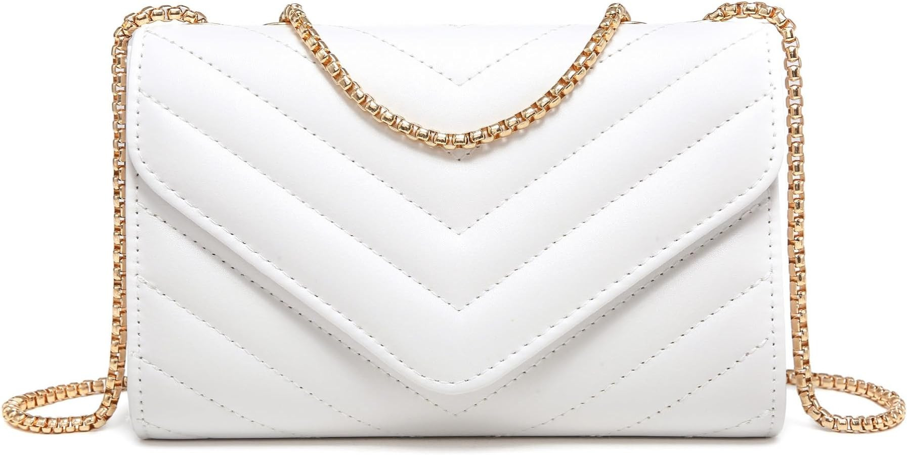 Dasein Women Small Quilted Crossbody Bags Stylish Designer Evening Bag Clutch Purses and Handbags... | Amazon (US)