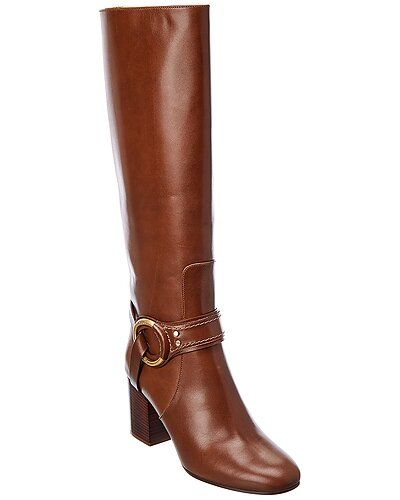 Chloé Knee-High Leather Boot | Gilt