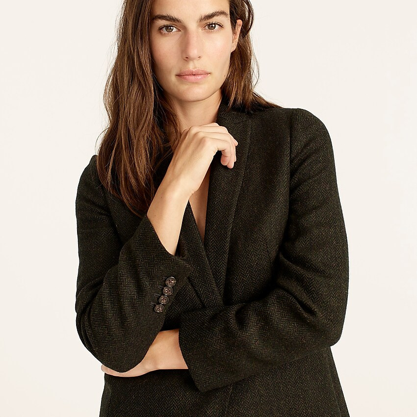 Parke blazer in pine English wool herringbone | J. Crew US