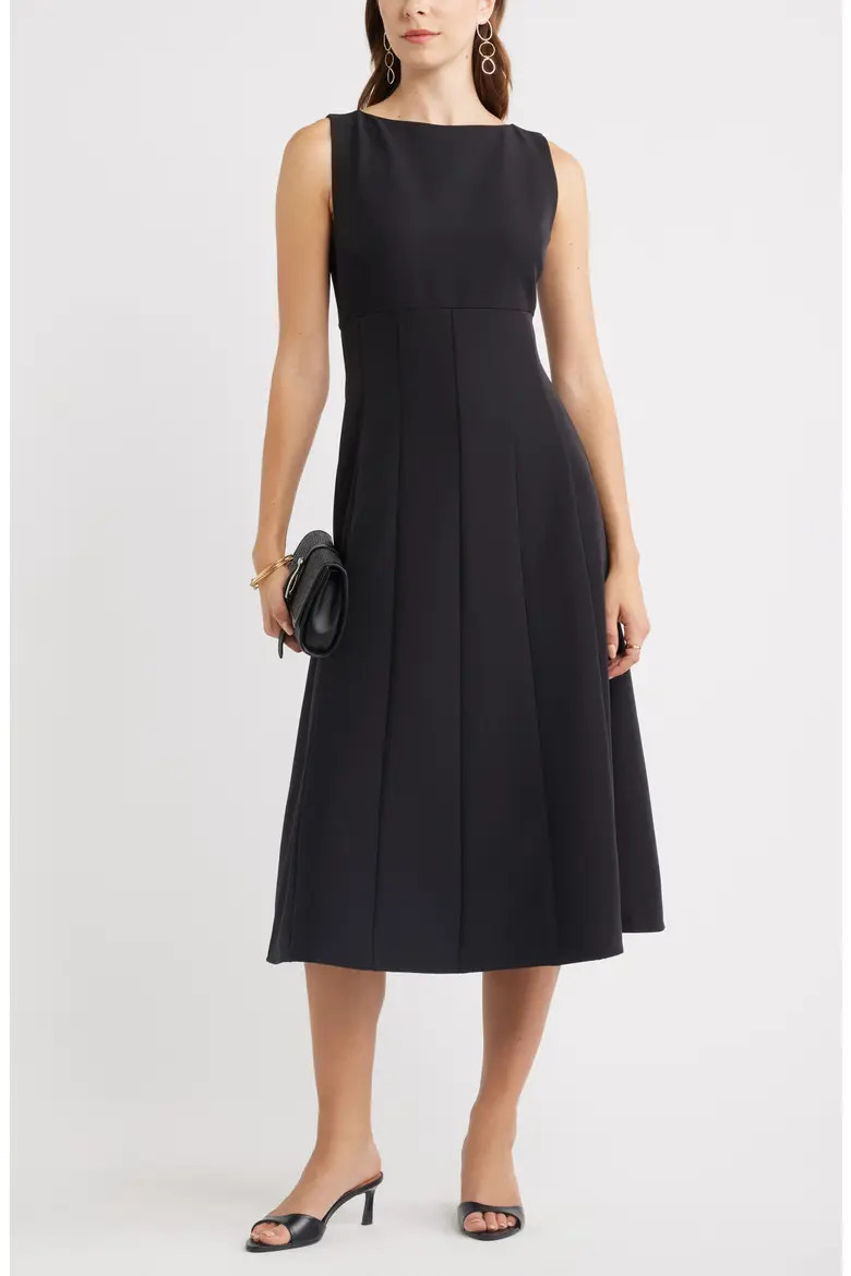 Bateau Neck Midi Dress (Women) | Nordstrom | Nordstrom