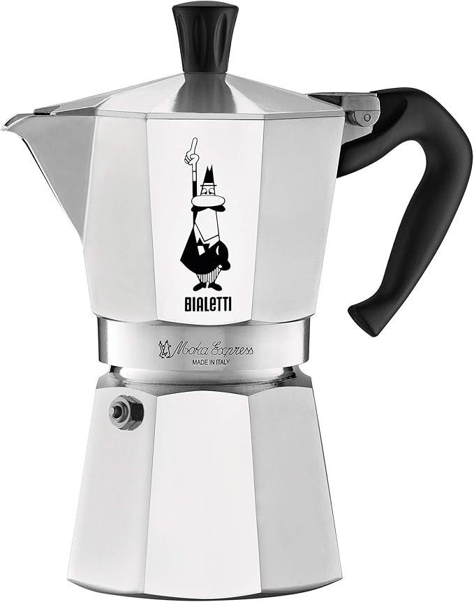 Bialetti Express Moka Pot, 6 -Cup, Aluminum Silver | Amazon (US)
