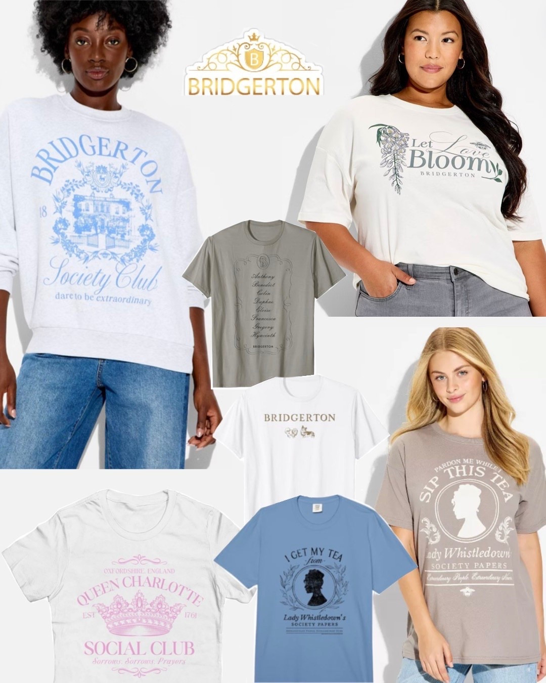 All Bridgerton! T-shirt’s and sweatshirts

#LTKootd #LTKmomlife #LTKSaleAlert