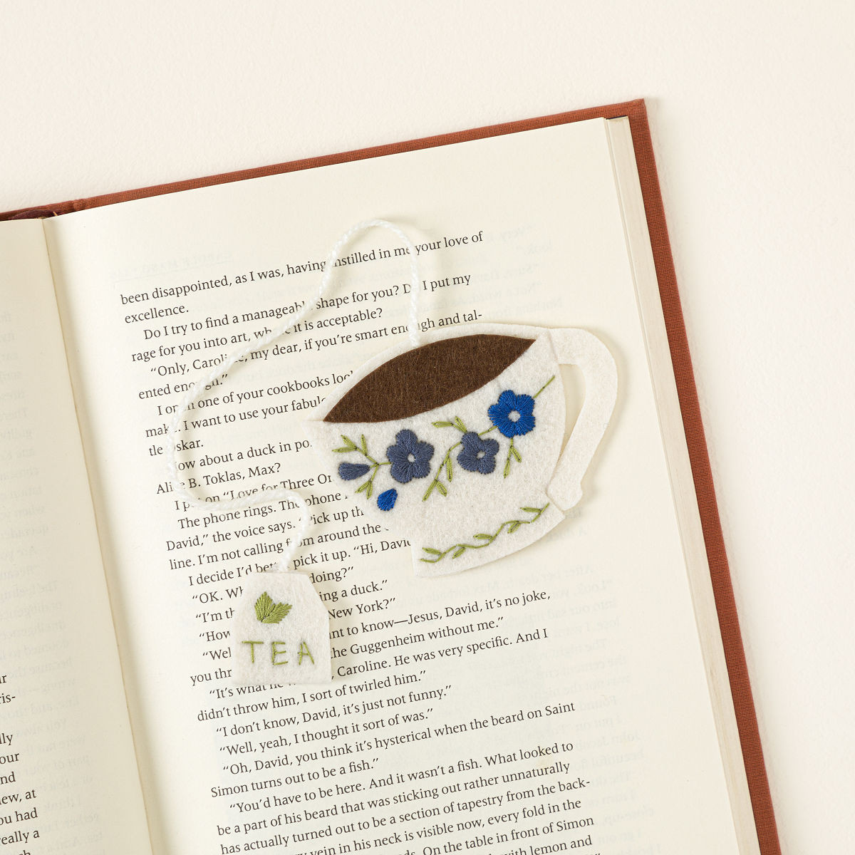 Cozy Tea Bookmark – Reading Gift | UncommonGoods