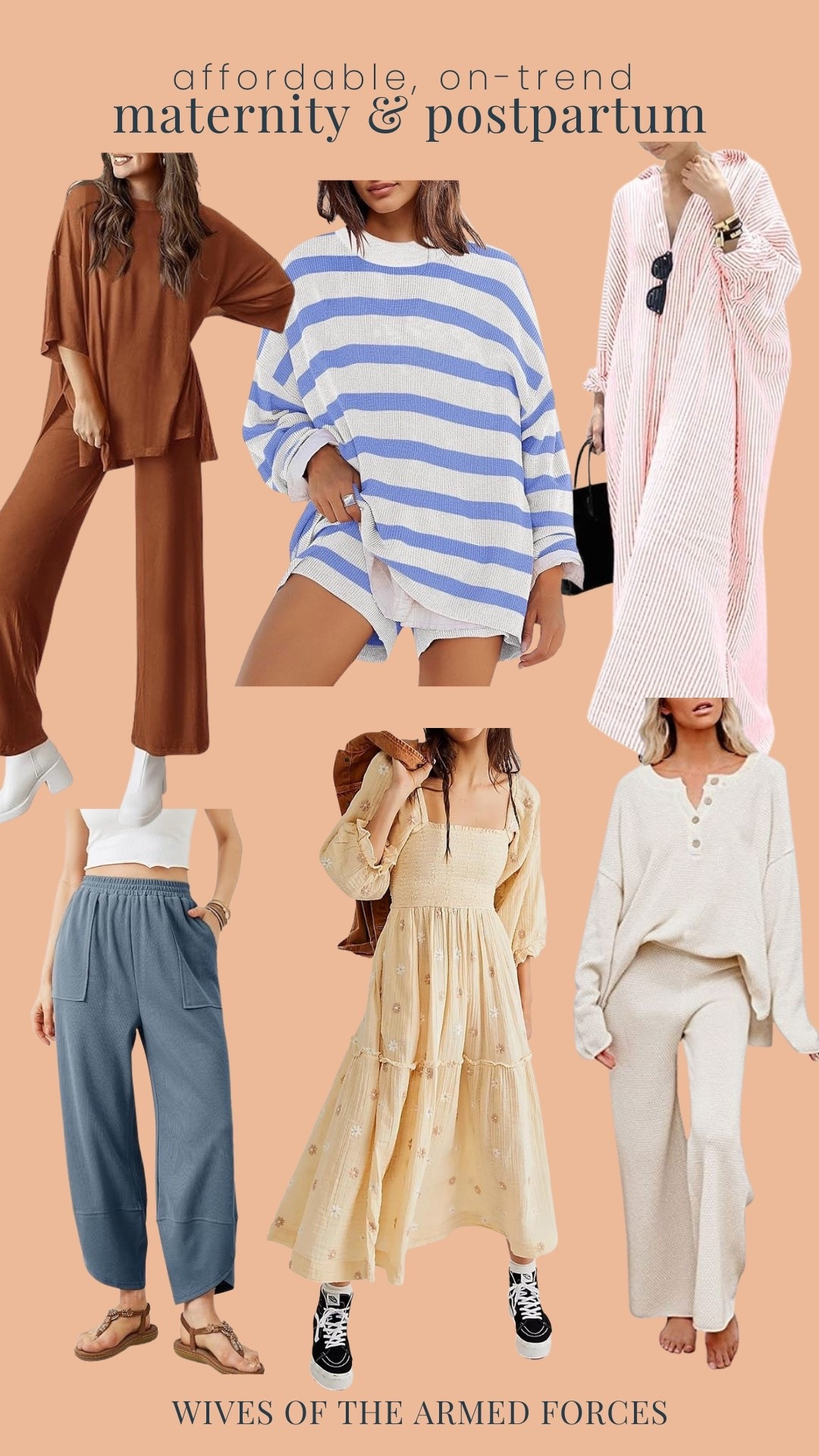 Get the look for less for the maternity/postpartum season!