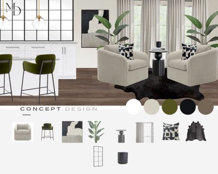 Kitchen Nook/Seating Area Concept Design

#LTKhome
