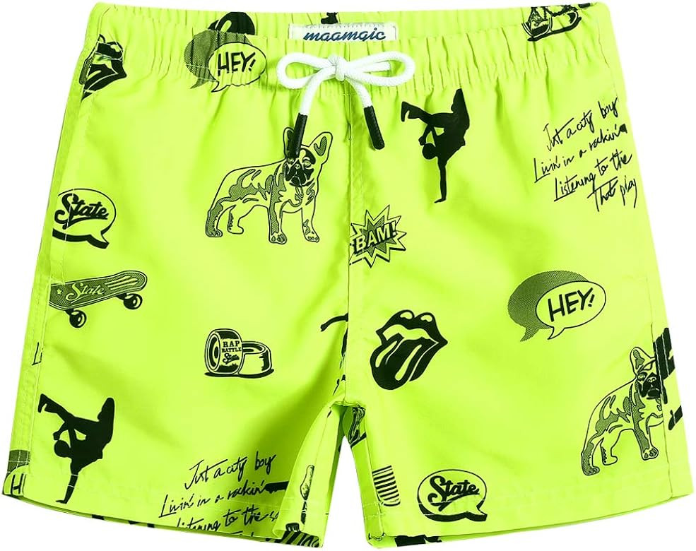 maamgic Boys Swim Trunks Toddler Swim Shorts Little Boys Bathing Suit Swimsuit Toddler Boy Swimwe... | Amazon (US)