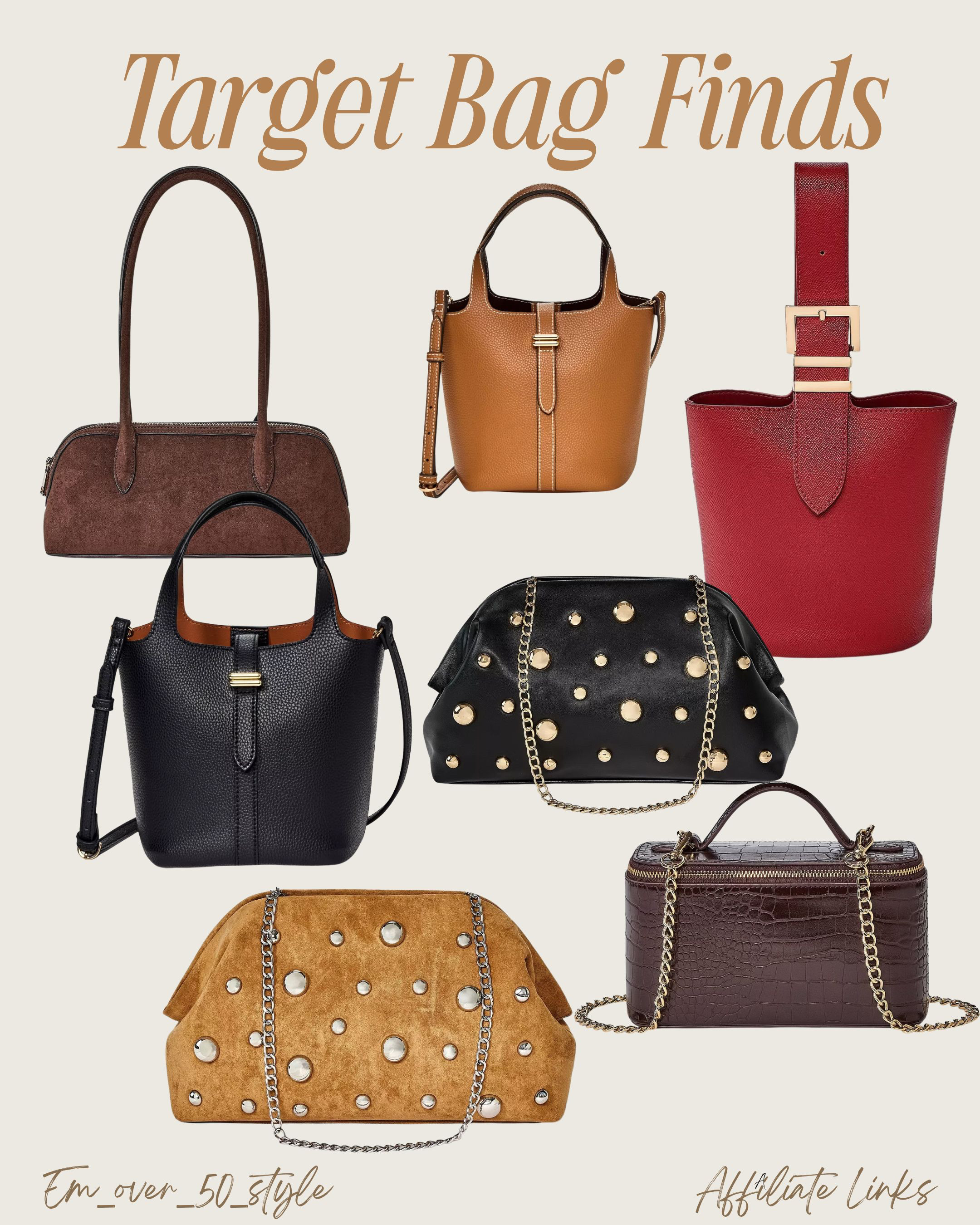 Target NEW ARRIVALS!  Oh these bags!  and very budget friendly!  #budgetfriendly #targetfinds #target #fallfashion #over50 #ootd #falloutfit  

 #LTKSeasonal #LTKFindsUnder50 #LTKItBag