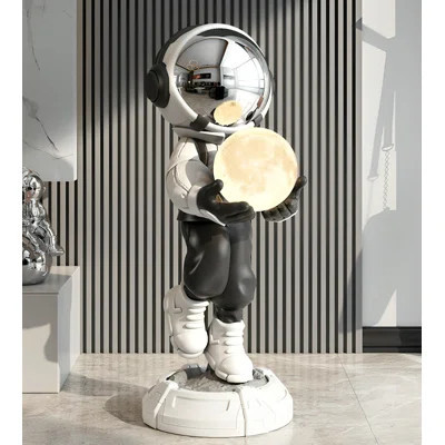 Astro Lamp Astronaut Moon Light Decorative Led Night Lamp | Soft Warm Glow Futuristic Space-Themed Accent Unique Home Décor | Wayfair North America