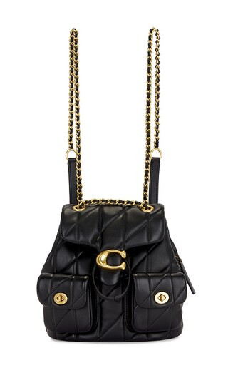 Tabby Quilted Backpack in Black | Revolve Clothing (Global)