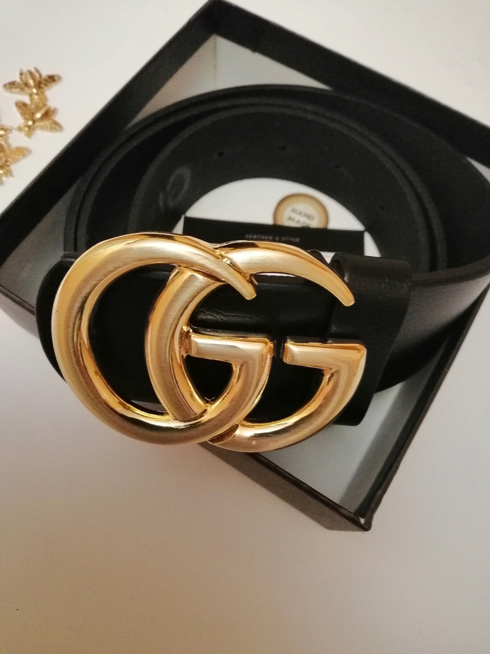 GG BELT women Black leather belt Сhristmas gift Christmas | Etsy | Etsy (US)