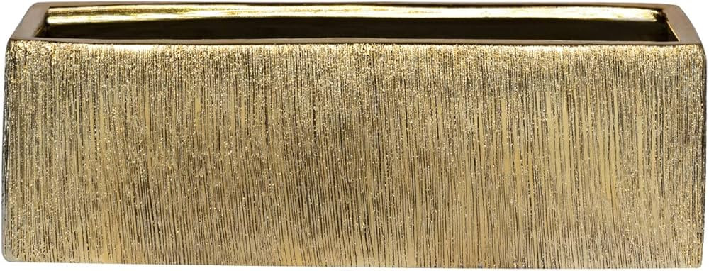 Royal Imports Flower Glass Ceramic Vase Decorative Centerpiece for Home or Wedding - Etched Recta... | Amazon (US)