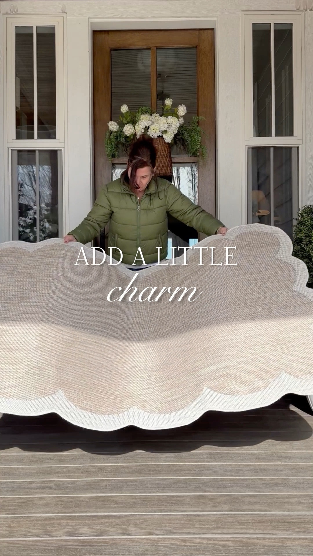 Add a little charm to your porch or patio with a scalloped rug, cute bunny and pretty faux florals.

Seasonal, home decor, outdoor, rugs, welcome mats, bunnies, faux florals 

 

#LTKSeasonal #LTKHome #LTKSaleAlert