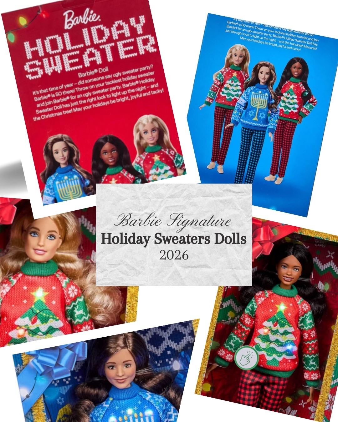 Barbie Signature Holiday Sweaters Dolls 2026

#LTKmomlife #LTKKids #LTKSeasonal