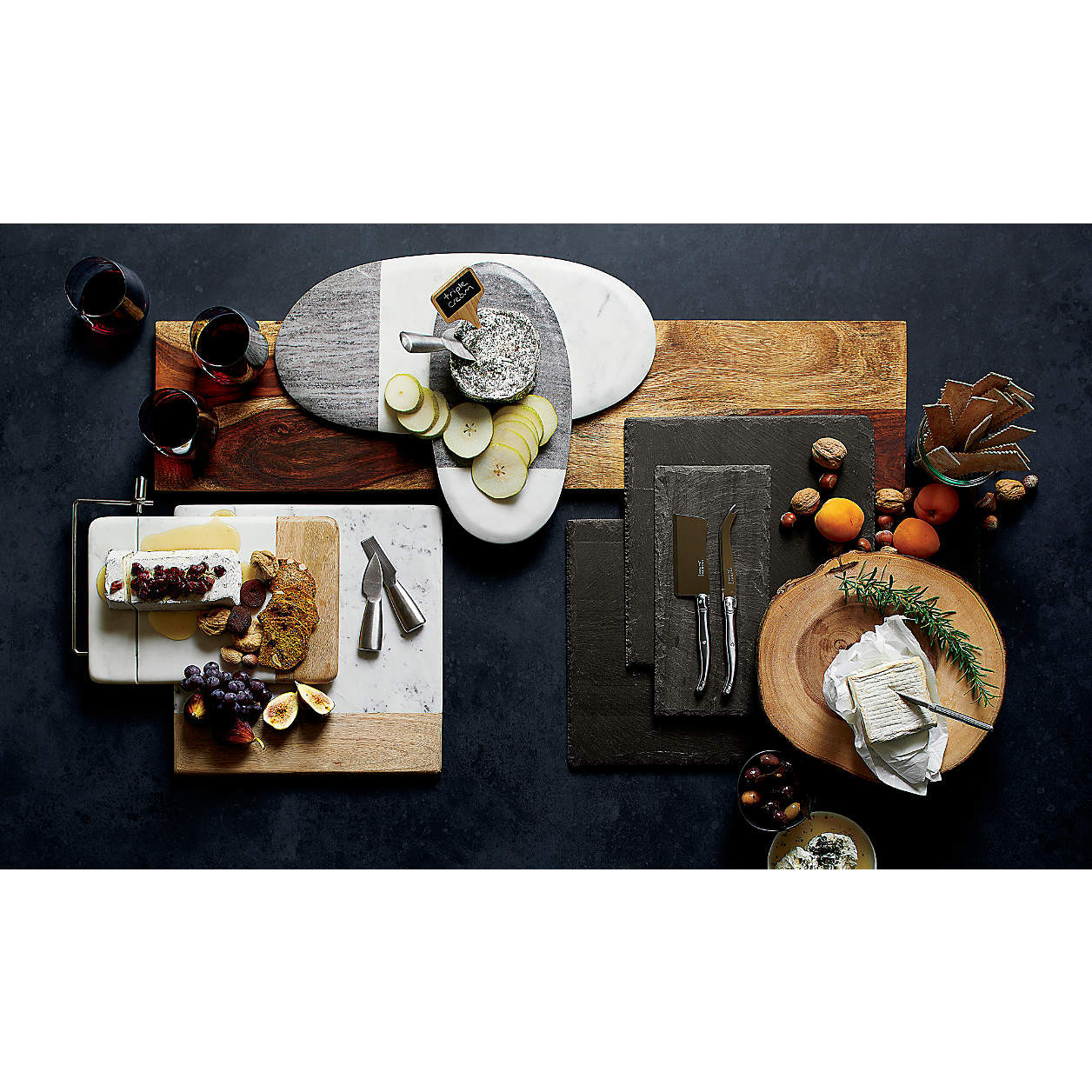 Chalkboard Cheese Markers, Set of 6 + Reviews | Crate & Barrel | Crate & Barrel