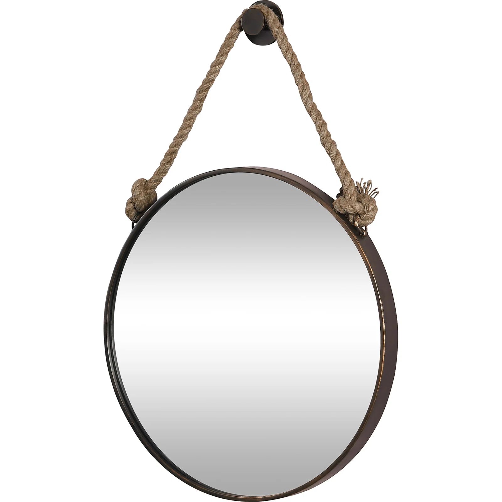 Dockline Round Metal Wall Mirror | Wayfair North America