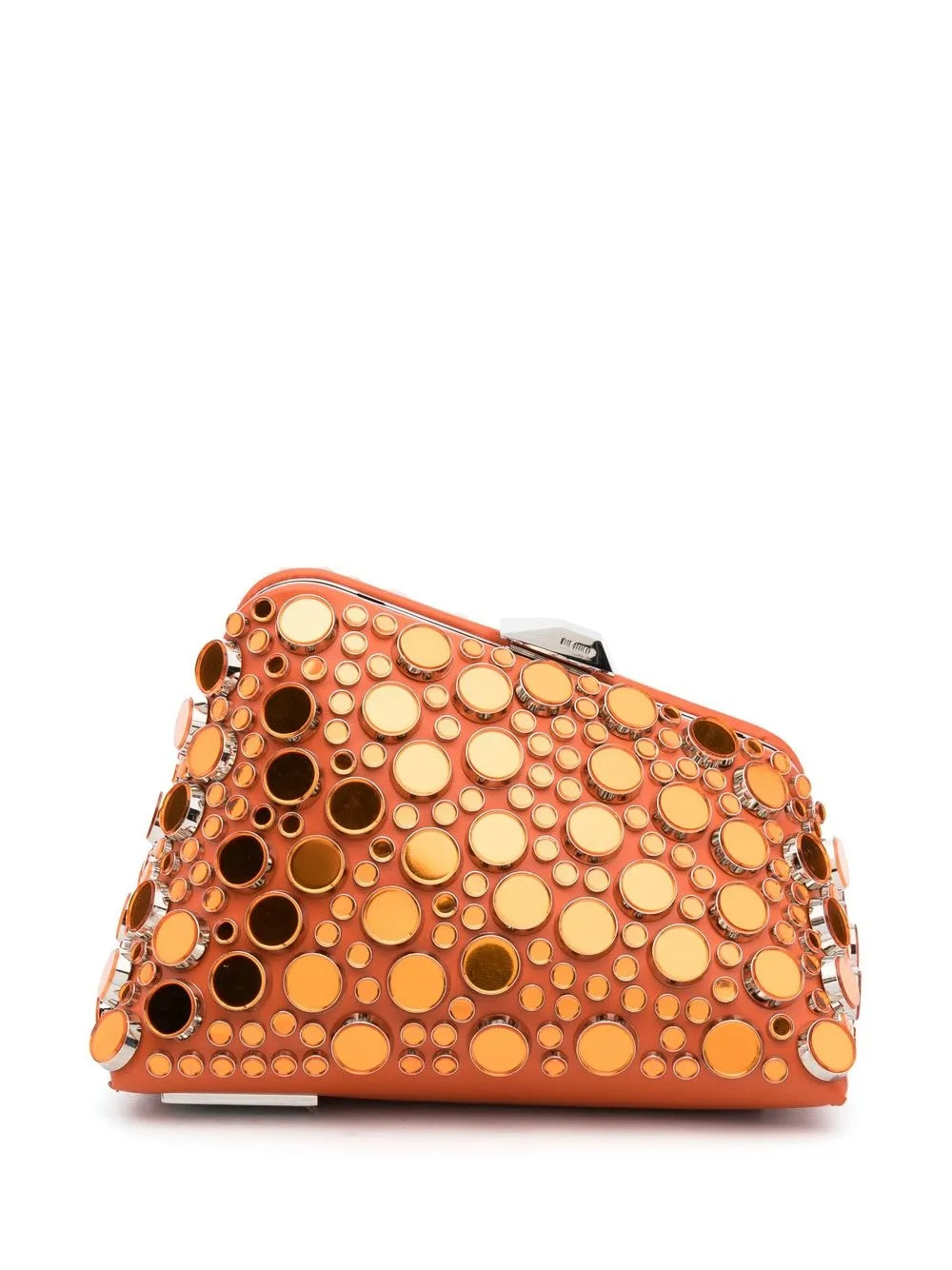 The Attico Midnight stud-detail Clutch - Farfetch | Farfetch Global