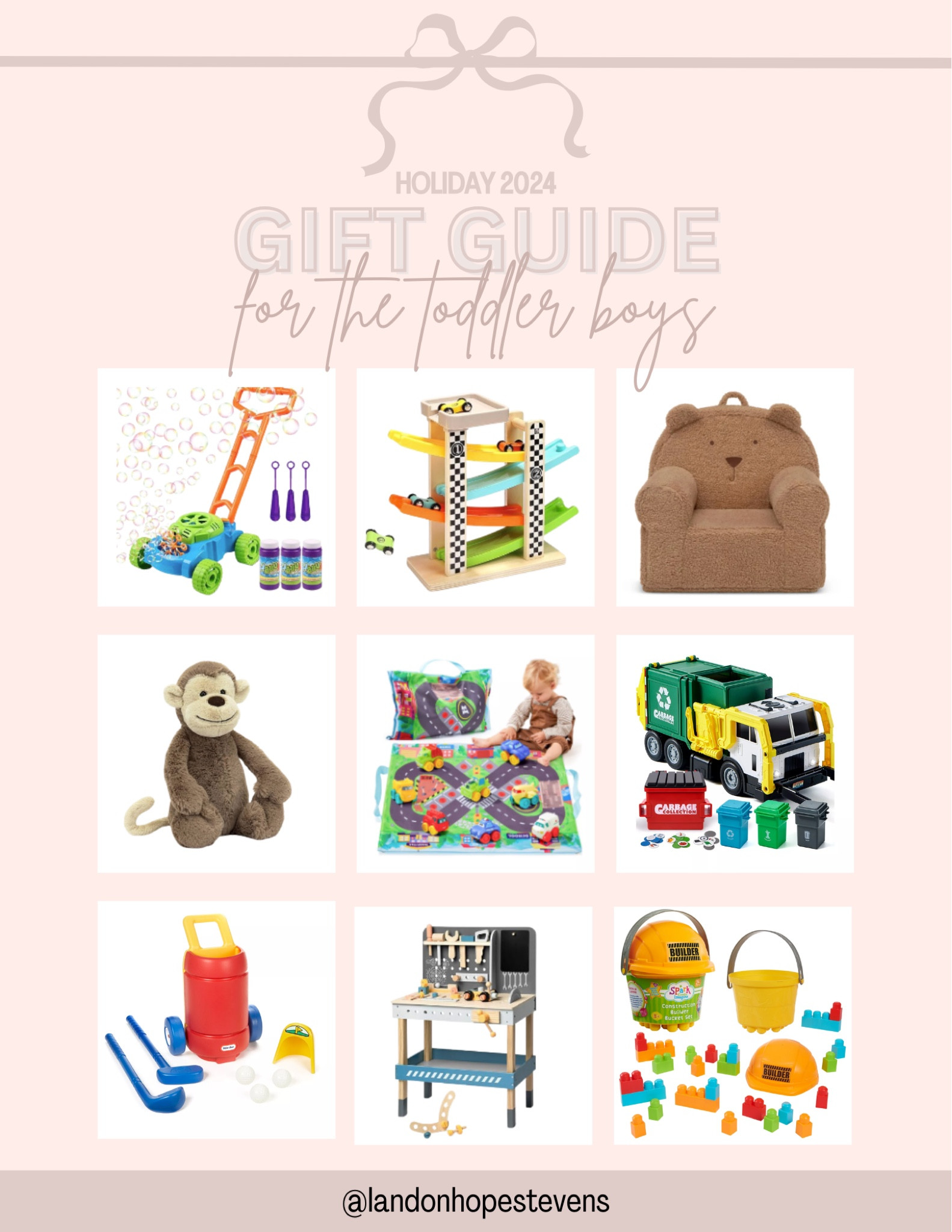 Toddlers can be so tricky when it comes to buying things they will actually play with. I rounded up my favorite toddler toys for boys ages 1-3! 

#LTKHoliday #LTKGiftGuide #LTKKids
