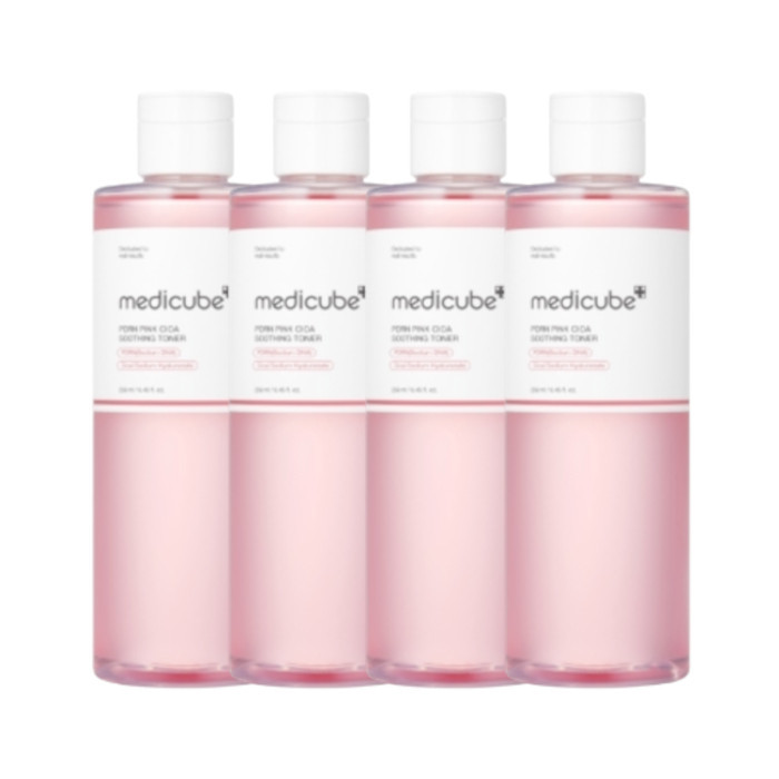 medicube - PDRN Pink Cica Soothing Toner - 250ml (4ea) Set | Stylevana