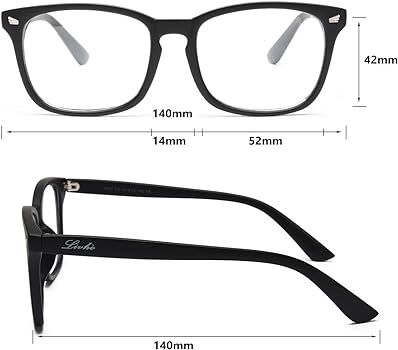 2 Pack Blue Light Blocking Glasses, Computer Reading/Gaming/TV/Phones Glasses for Women Men,Anti ... | Amazon (US)