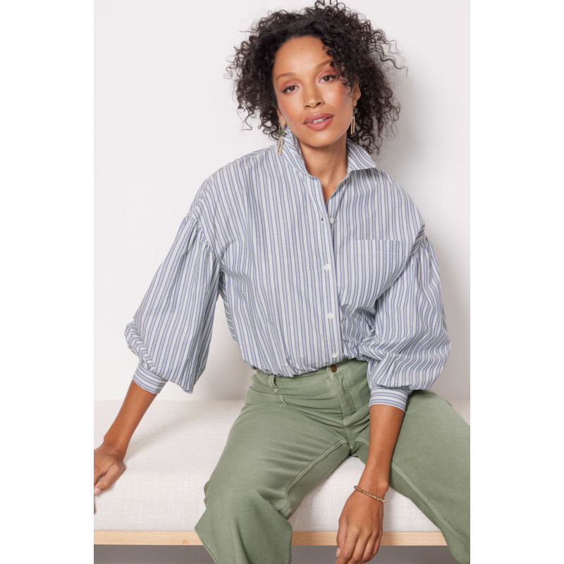 RAILS Janae Bank Stripe Button Down | EVEREVE | Evereve