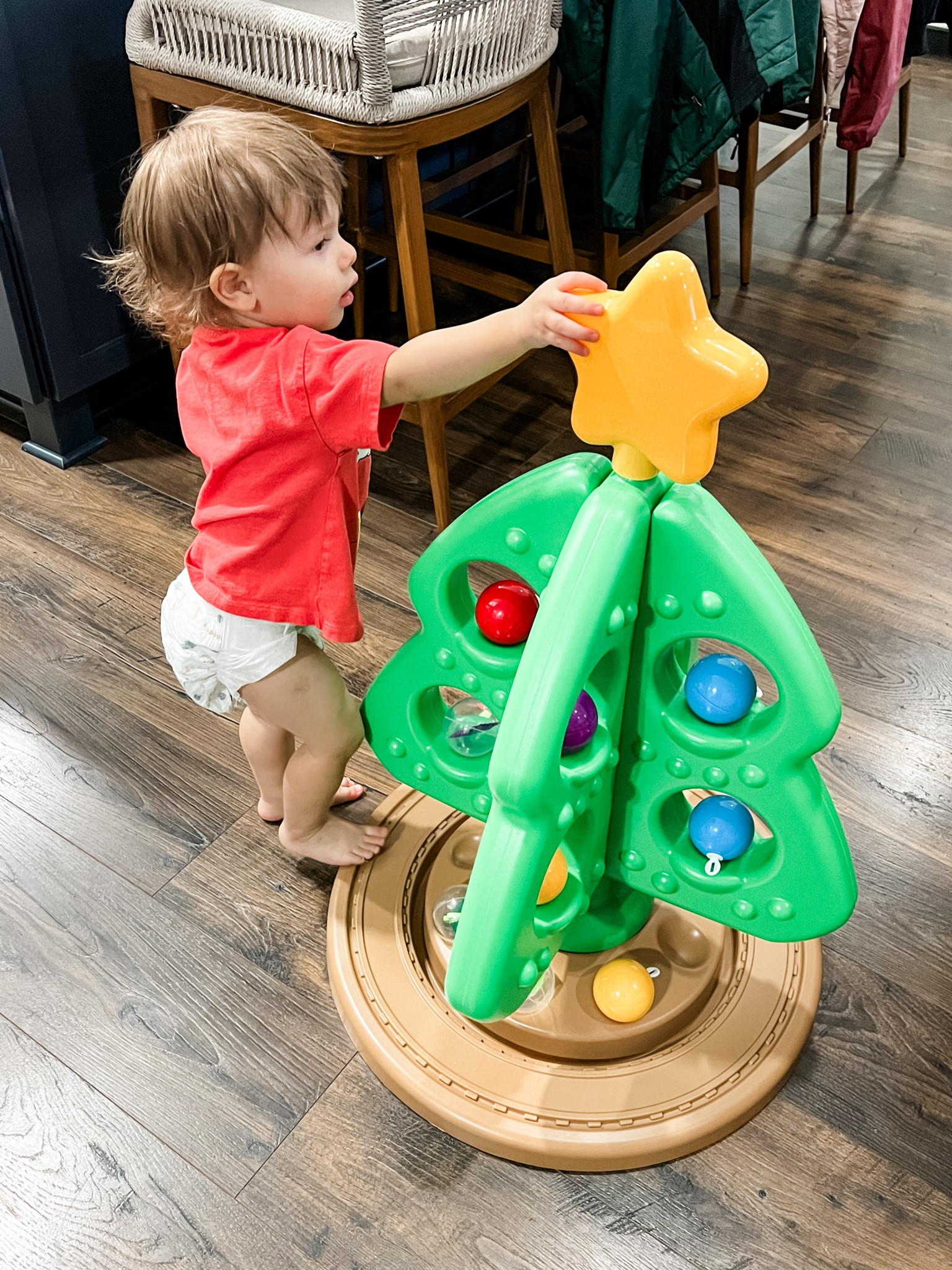 Hayes Loved Decorating His Own Christmas Tree! 🎄 | Kids Toddler Toys | Kids Christmas Tree | Kids Ornaments | Plastic Tree | Christmas Decorations for Children | Step2 | My First Christmas Tree for Kids | Interactive Christmas Tree Toy | Colorful Plastic Ornaments to Decorate | Mini Train Set Circles the Skirt |

#LTKHoliday #LTKKids #LTKHome