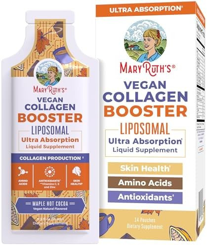 MaryRuth Organics Collagen Booster Liposomal | Sugar Free | Liquid Collagen Booster with VIT C, E... | Amazon (US)