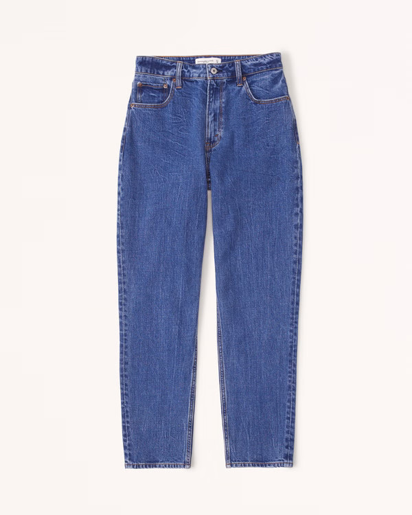 Curve Love High Rise Mom Jean | Abercrombie & Fitch (US)