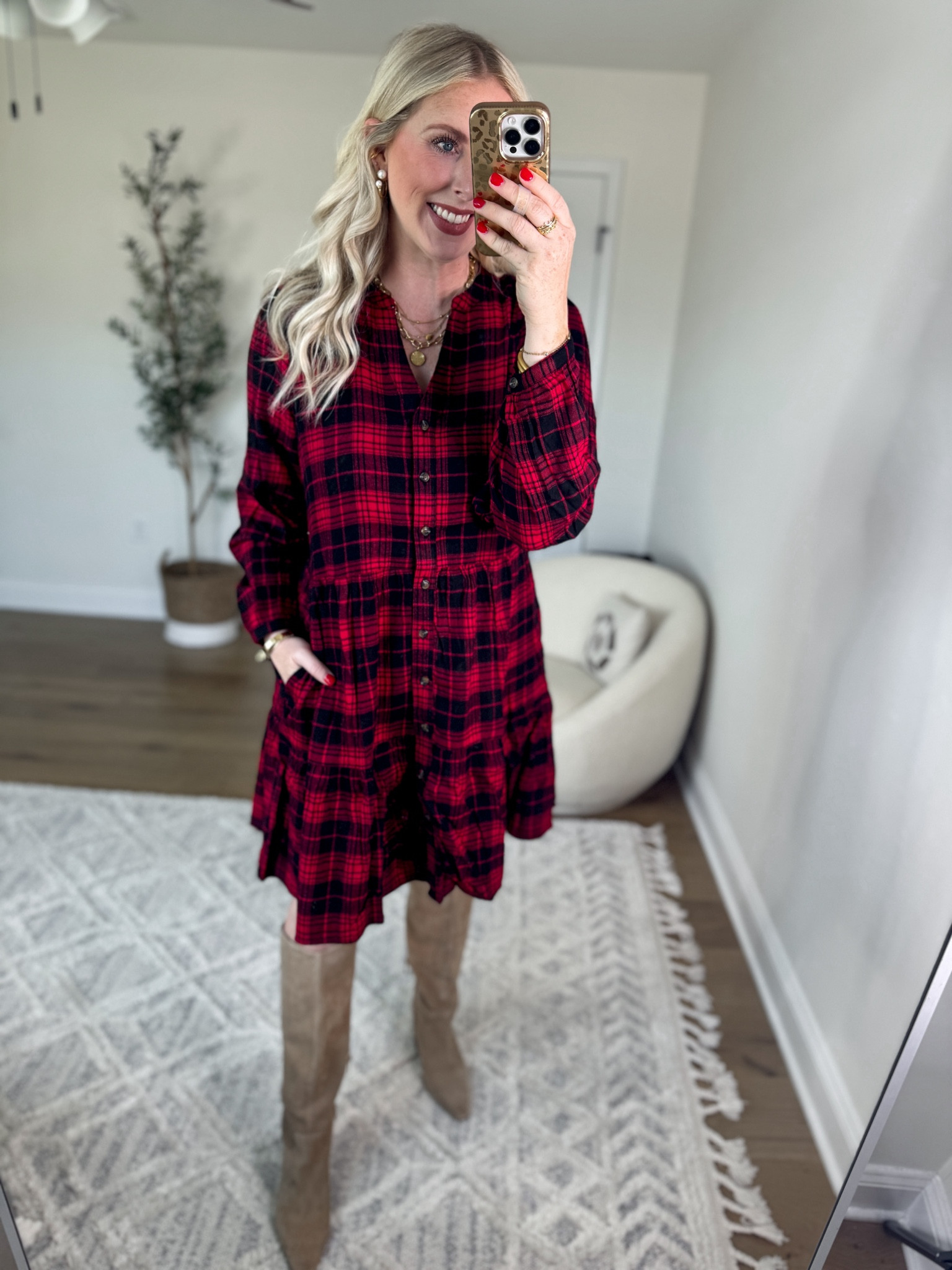 Weekend Walmart Wins try on
Plaid dress- medium 

#LTKStyleTip #LTKFindsUnder50 #LTKSeasonal
