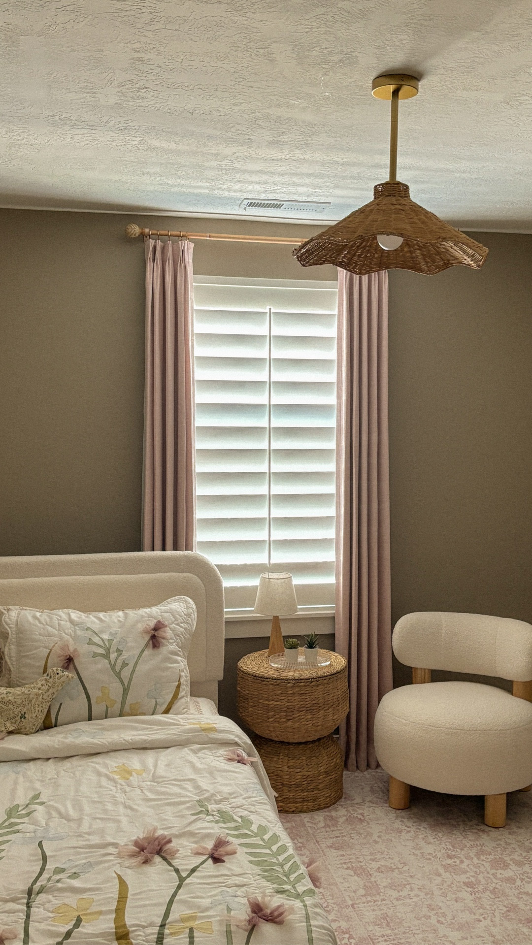 The rattan pendant adds the softest warmth and texture, making the whole space feel cozy, calm, and a little bit magical. Natural materials + neutral tones = the sweetest little sanctuary.

#RattanPendant #GirlsRoomDecor #KidsRoomInspo #NeutralNursery #CozyHome #NaturalTextures #WarmMinimalism #HomeStyling #InteriorInspo #ModernOrganic #SoftNeutrals #ThoughtfulDesign

#LTKHome #LTKSpringSale #LTKSaleAlert
