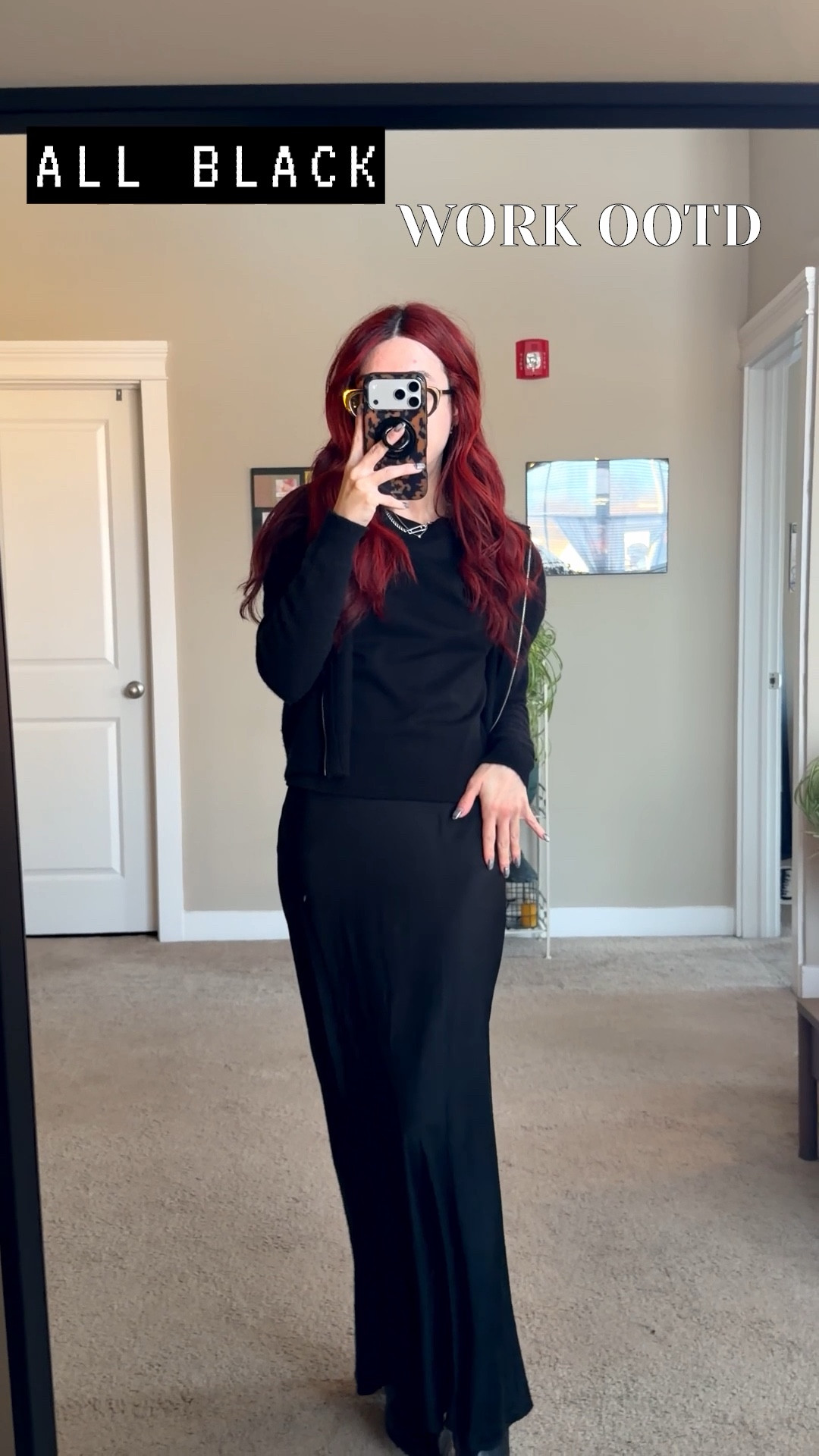 cashmere + silk are such a good combo for transition seasons 💐
aritzia cashmere zip up - XS for TTS fit! wanted it to fit close 
quince 100% silk maxi skirt - XS TTS
vagabond giselle boots - 7 TTS
@Aritzia 
@Quince 

all black style, all black office outfit, work style, aritzia style, aritzia outfits, corporate goth, alternative style, corporate style, all black outfit inspo, winter work outfit, aritzia goth

#LTKWorkwear #LTKSeasonal #LTKootd