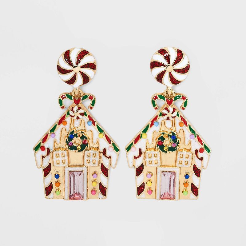SUGARFIX by BaubleBar 'Home Sweet Home' Statement Earrings - Red | Target