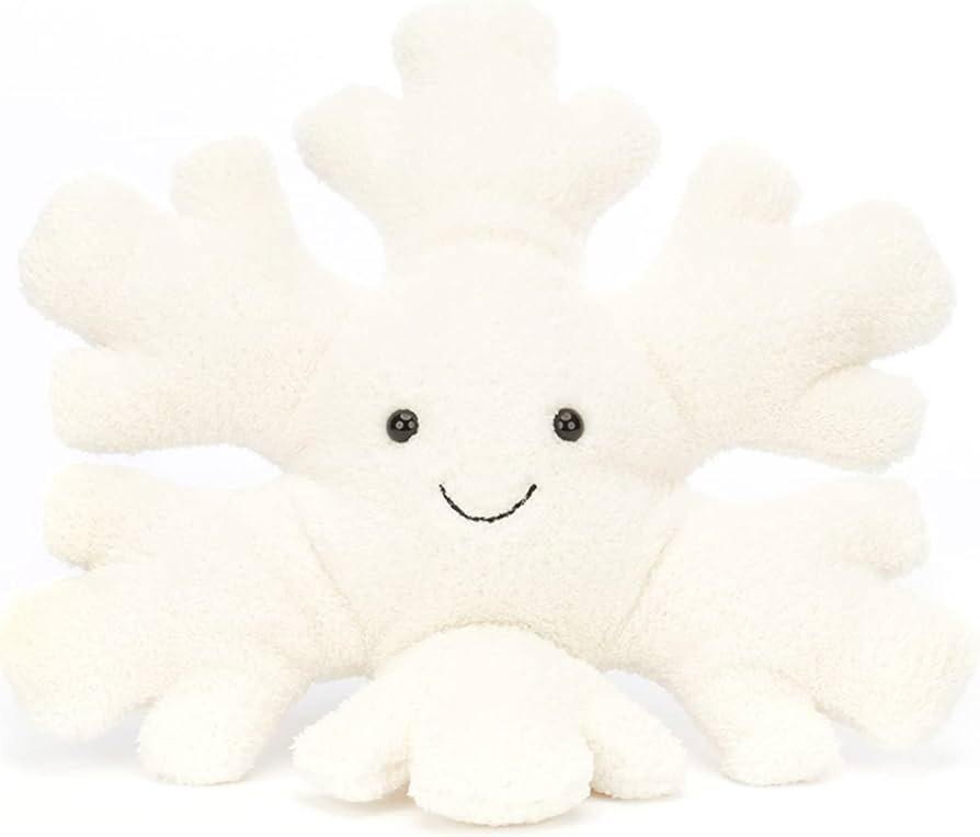 Jellycat Amuseables Snowflake Stuffed Toy, Medium 12 inches | Winter Plush and Décor | Amazon (US)