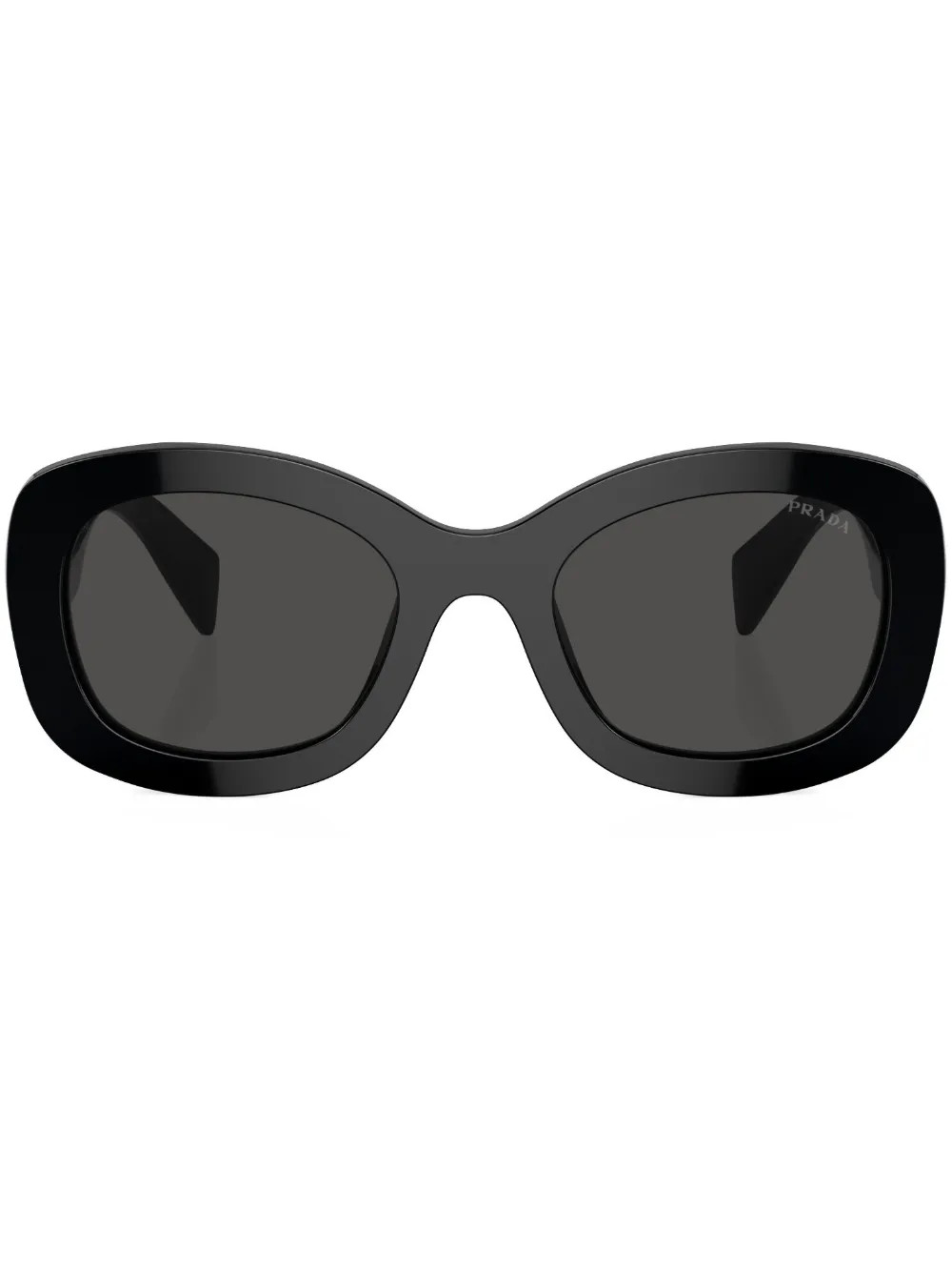 Prada Eyewear Prada PR A13S Oversize Framde Sunglasses | Black | FARFETCH | Farfetch Global