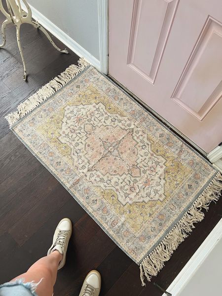 This blush Walmart rug is back in stock! I have it by my front door! 



#LTKstyletip #LTKhome #LTKunder50