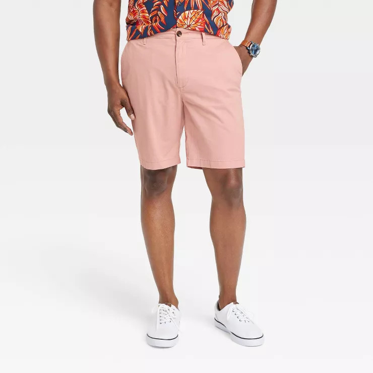 Men's Every Wear 9" Slim Fit Flat Front Chino Shorts - Goodfellow & Co™ | Target