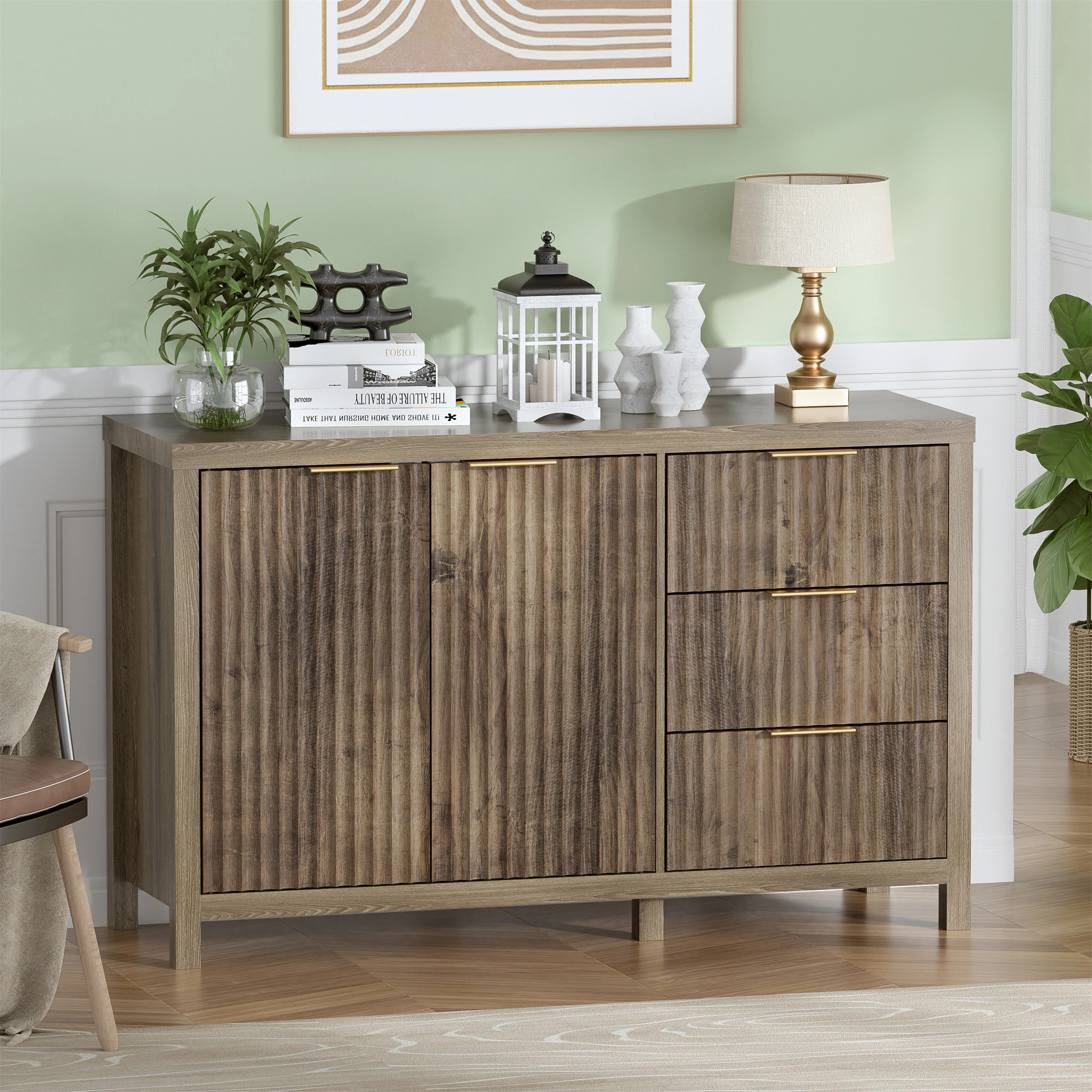 PAKASEPT Contemporary/Modern Brown Buffet | TTAC018WXY240924 | Lowe's