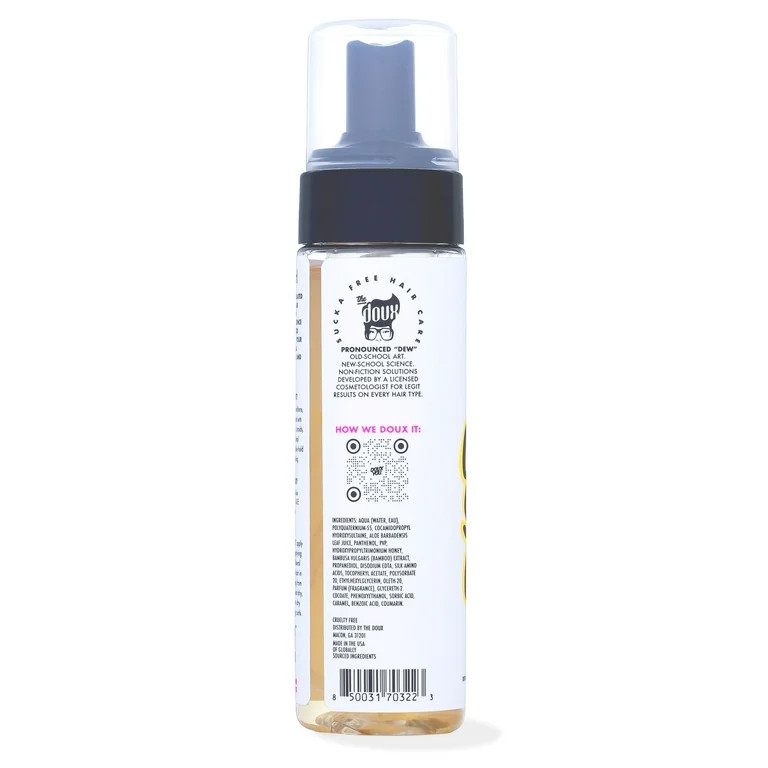 The Doux Bee Girl Crazy-Sexy-Curl Honey Setting Foam 7 oz, Curly Hair Types, Pump Bottle, Unisex | Walmart (US)