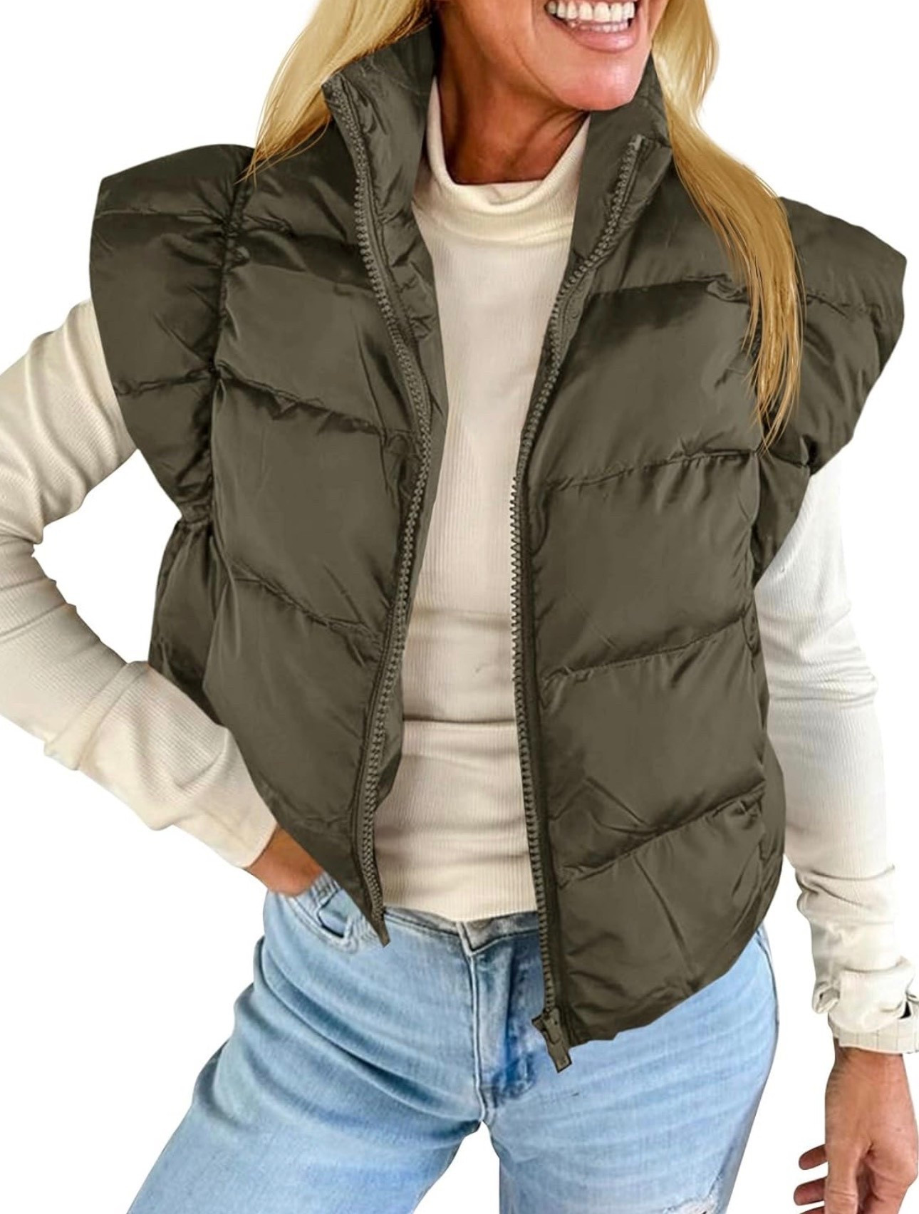 28% off 🎉

Tankaneo Womens Cropped Puffer Vest Cap Sleeve Zip Up Puffy Qulited Jacket Stand Collar Padded Gilet Coat Winter Outerwear

#LTKSaleAlert