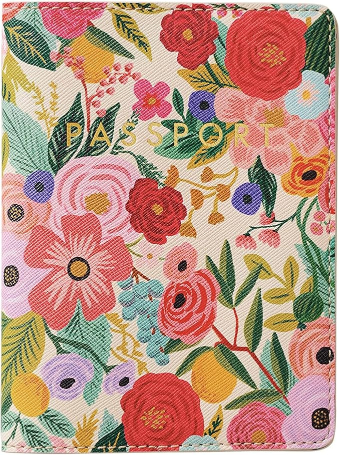 RIFLE PAPER CO. Garden Party Passport Holder, Travel Essentials for Women, Card and Passport Anti... | Amazon (US)