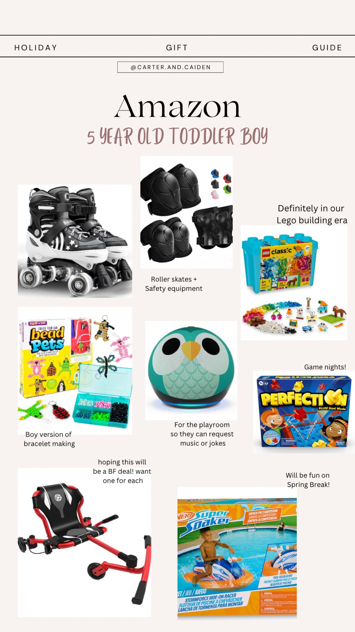 Working on holiday lists for stuff that we bought already or that we’re waiting for a BF sale! Follow along for more ideas shared throughout November and December! 

#LTKKids #LTKGiftGuide #LTKHoliday