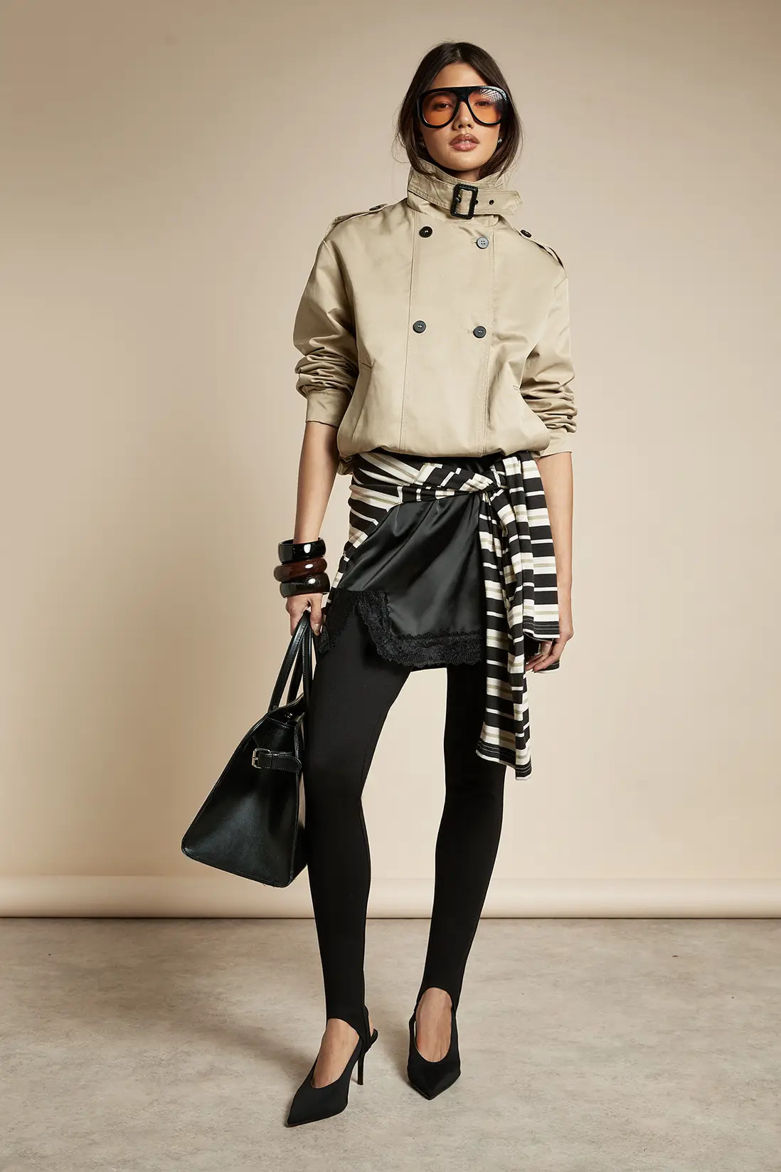 Funnel Neck Trench Bomber Jacket | Boohoo.com (UK & IE)