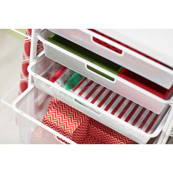 White Elfa Wrapper's Dream Closet | The Container Store