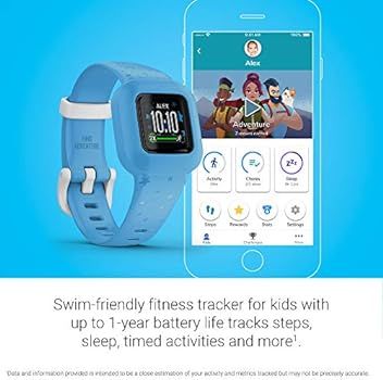Garmin vivofit jr. 3, Fitness Tracker for Kids, Includes Interactive App Experience, Swim-Friendly,  | Amazon (US)