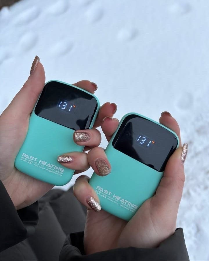 I keep these rechargeable hand warmers in my coat pockets at all times. I'm not kidding when I say they heat up in 2 seconds - all the way up to 131°F (they have 3 different temp settings). The charge lasts for 20 hours so I really only charge them once a week. They're super handy for winter walks, errands in the city, and chilly sporting events. They come in 6 different color options too! 
