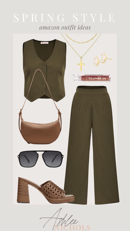 Love this linen set, it’s in style for spring! 

Amazon fashion, Amazon outfit ideas, styled outfit Amazon, linen 2 piece set, sleeveless vest, spring sandals 



#LTKstyletip #LTKSeasonal