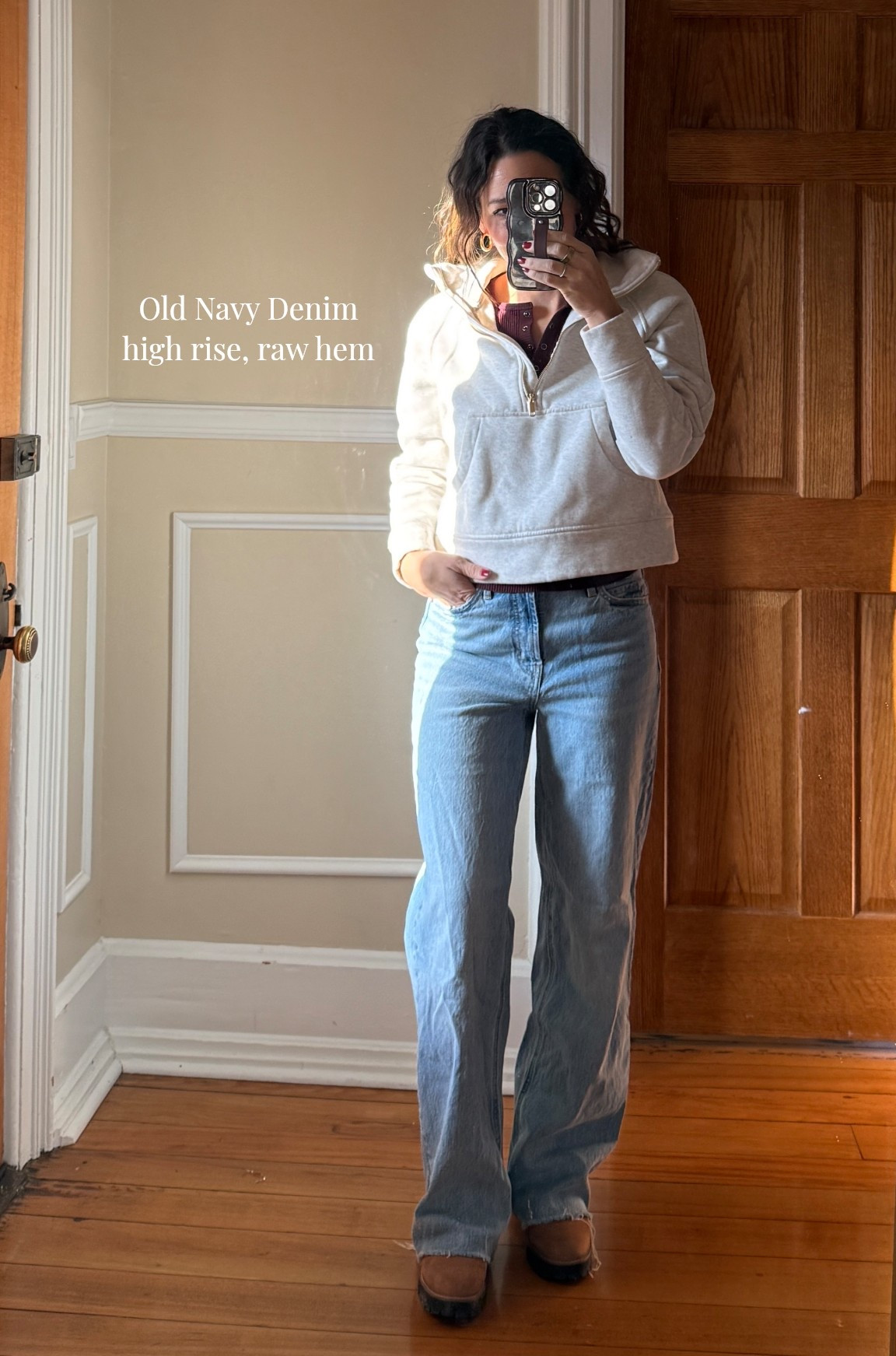 Love this pair of high rise denim from old navy! 

#LTKootd