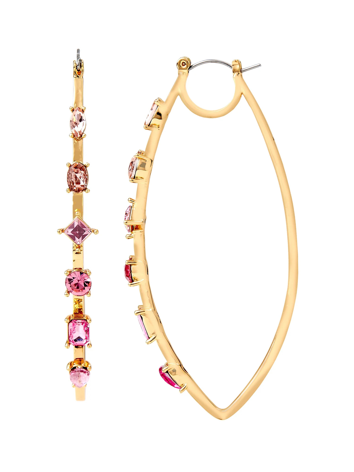 Sofia Vergara Pink Hoop Earrings - Walmart.com | Walmart (US)